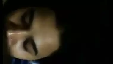 Wife gives a deep and crazy desi blowjob