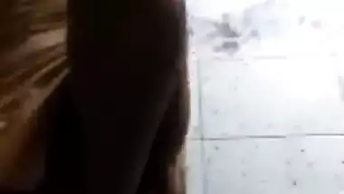 Lonely wife in relationship with lover goes nude