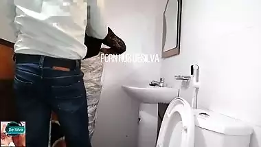 Fucking my Secretary in the Office Bathroom