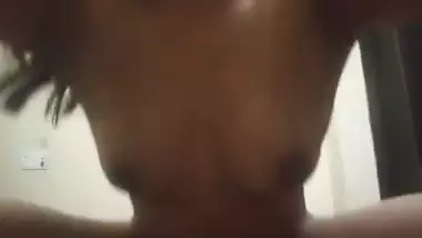 Sexy wife cowgirl sex riding her husband dick