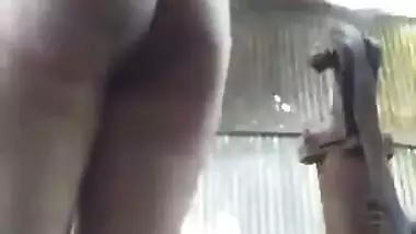 Fair big boobed Indian local girl