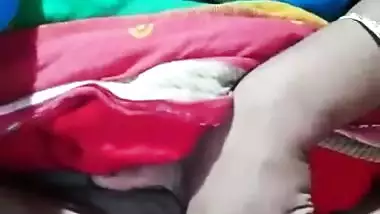 Unsatisfied Bengali housewife showing pussy