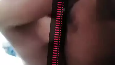 Beautiful Tamil wife riding dick selfie video viral MMS