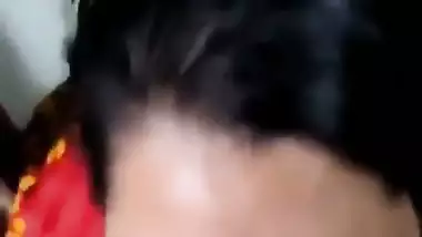 A village lady gives a desi blowjob to her lover