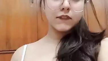 Indian nude girl shows her big boobs on camera
