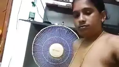 Telugu wife strips nighty and gives blowjob to husband