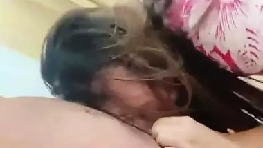 Cute Indian escort blowjob to rich client in hotel room