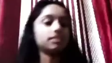 Firm boobs mallu GF removing bra and topless video call