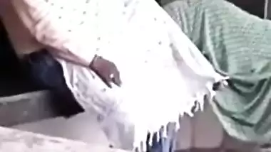 Aunty with lover Bj n Boobs play in Park