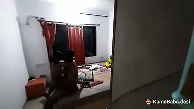 Indian romantic sex on the corner of a bed