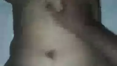 Cute indian Desi couple enjoying in oyo new