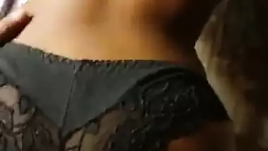 Sex friend in black panties