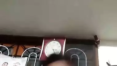 Tamil chubby wife boobs showing for secret lover viral MMS