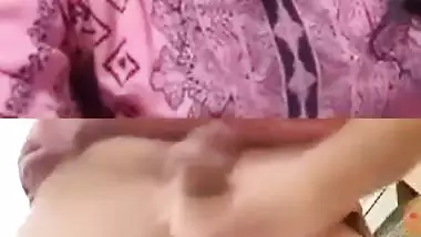 Pakistani lovers enjoying each others on video call