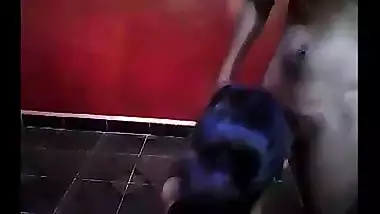 Punjabi masked girlfriend cam sex with boyfriend