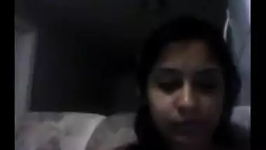 Large wobblers dilettante Indian girlfriend teases and seduces on web camera
