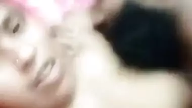 Spongy big boobs sucking by husband viral clip