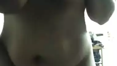 Indian milf shows off her big boobs