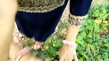 I caught stanger fucking my young wife's ass in the woods