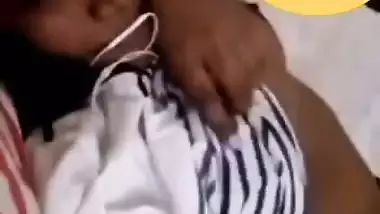 Shy Indian teen nagna video call