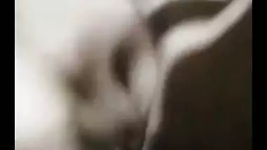 Young Bengali girl boobs pressing and fingering pussy