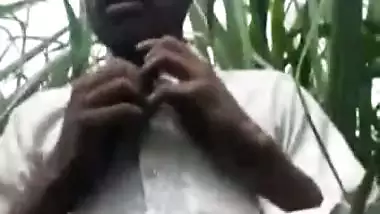 Dehati outdoor stripping before sex