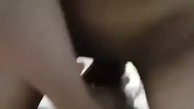 Indian nude babe takes a thick dick in her shaved pussy