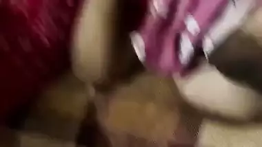 Son masturbating before mom with her big boobs shown