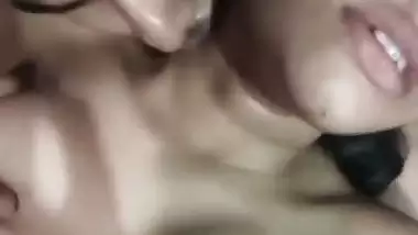 Desi lovers nude romance and boobs sucking MMS