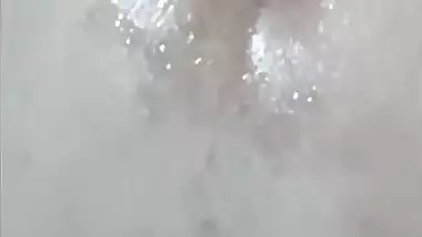 Nepali Girl Taking Shower And Slowmo Doggy
