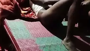 Village couple fucks at midnight in Indian sex video