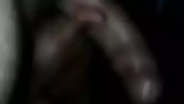 Desi Girlfriend sucks cock