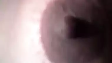 Boobs and pussy show in bathroom
