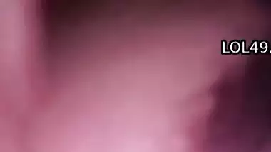 Dark nipples desi girlfriend on video call topless at night