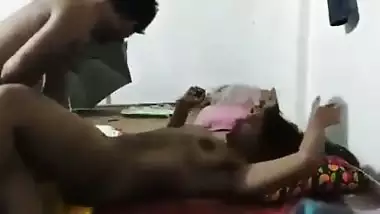 Desi College Couple Taking Sex Education Lessons At Home