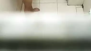 Neighbor desi aunty Shower spy video