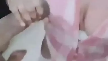 Busty girl enjoys two dicks together in Telugu xxx MMS