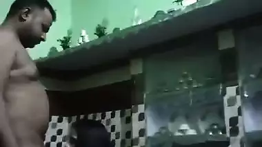 Village couple standing romance and viral sex