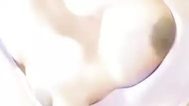 Chamet girl shy naked boobs and pussy showing for money