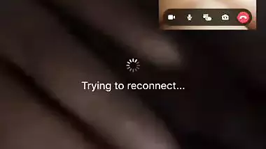 Round face chubby girl nude on video call to boyfriend