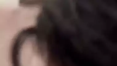 Fucking before mirror in hotel room by horny girlfriend