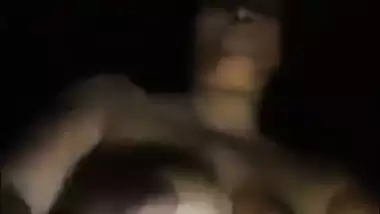 Pakistani unsatisfied aunty strips and shows nude body