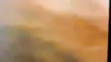 GF gives an Indian blowjob to her BF in the car