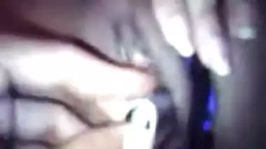 Boy puts a lithium battery in his Indian girlfriend's pussy